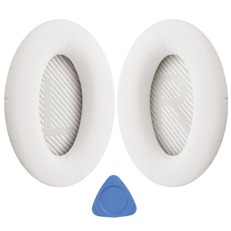 YOCOWOCO Replacement Ear Pads for Bose QuietComfort 35 (QC35) & Quiet Comfort 35 II (QC 35 ii) Headphones, EarPads Cushions with Noise Isolation Memory Foam, Softer Protein Leather, Added Thickness - Image 1